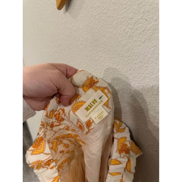 Maeve Anthropologie Sweetheart Mini Floral Pocket Dress Sz XL - Picture 6 of 7